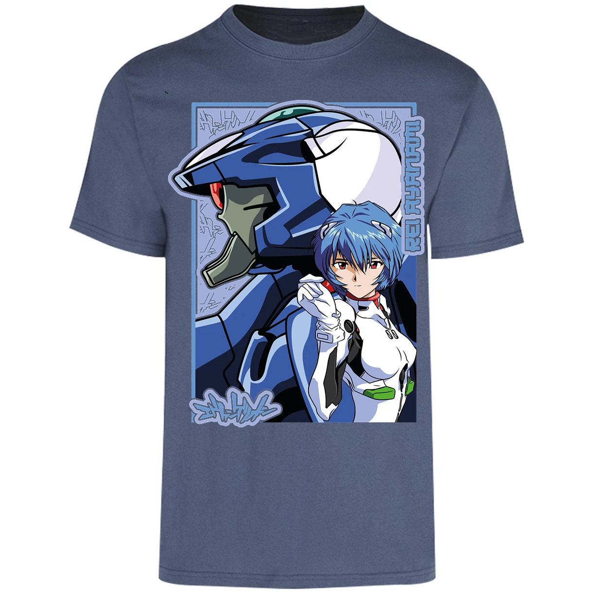 Playera Evangelion Rei Eva 02 para Adulto 18