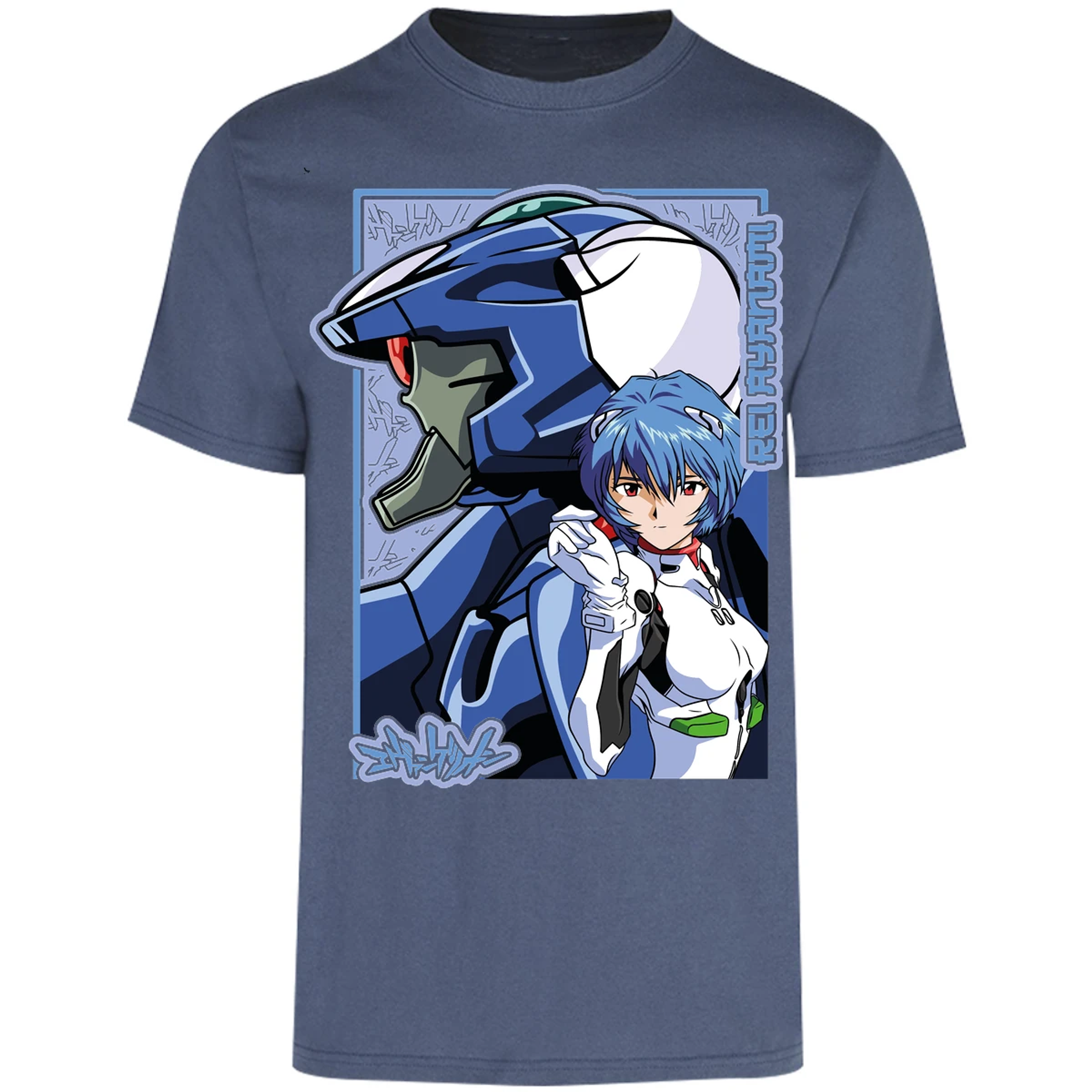 Playera Evangelion Rei Eva 02 para Adulto 18
