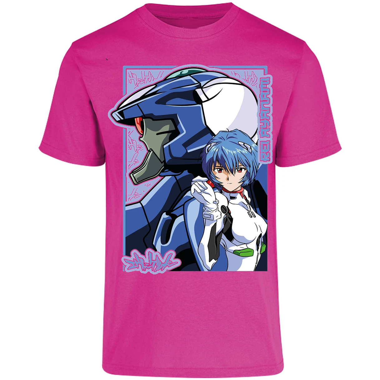 Playera Evangelion Rei Eva 02 para Adulto 26