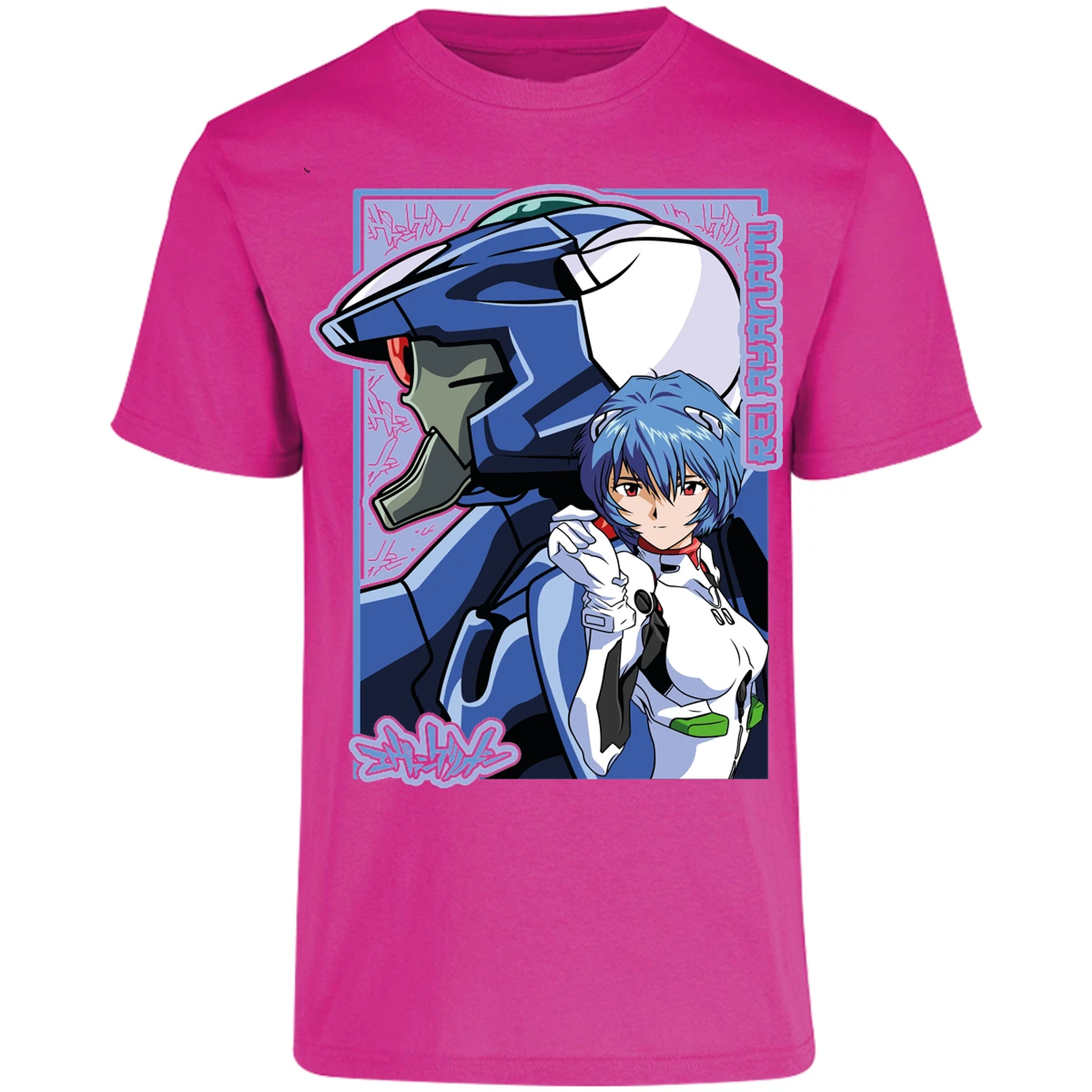 Playera Evangelion Rei Eva 02 para Adulto 26