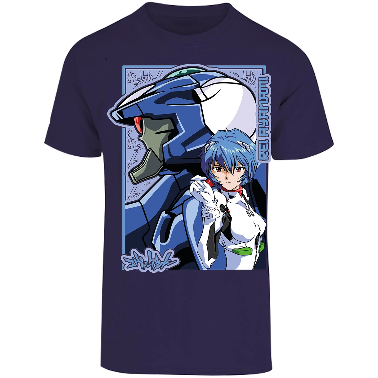 Playera Evangelion Rei Eva 02 para Adulto 28