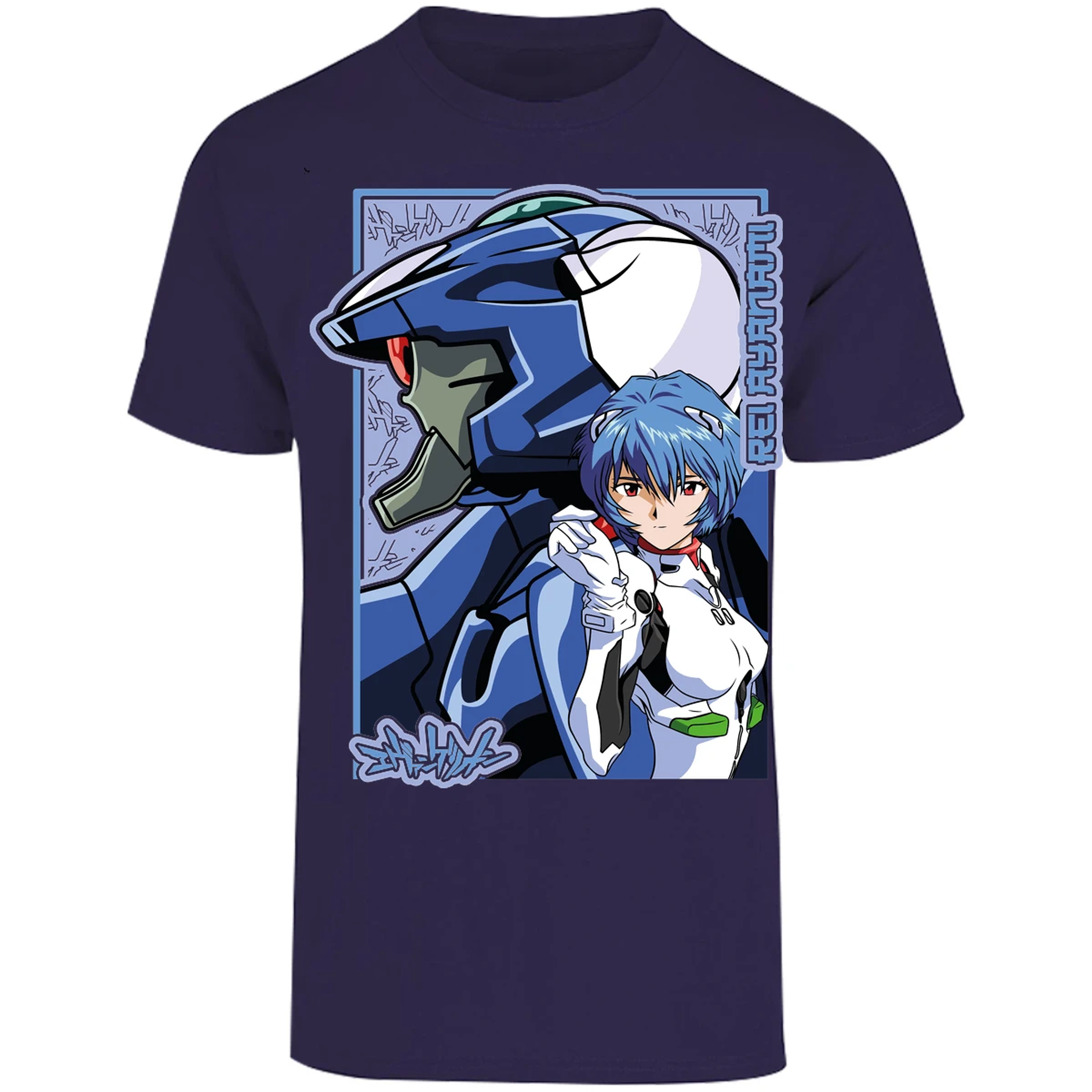 Playera Evangelion Rei Eva 02 para Adulto 28