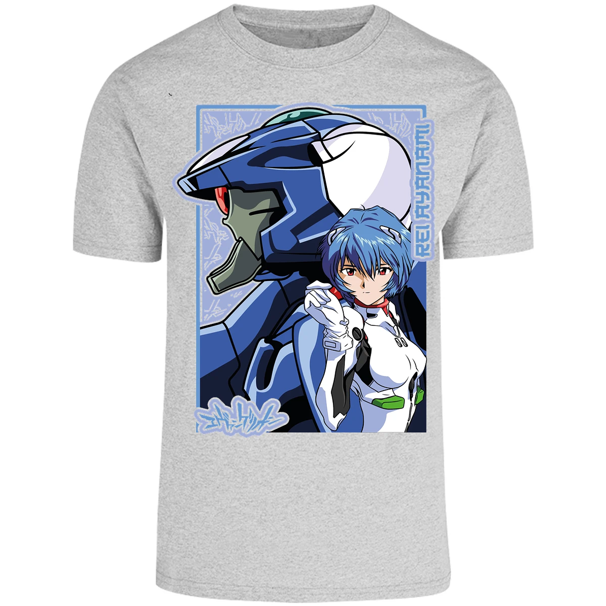 Playera Evangelion Rei Eva 02 para Adulto 32