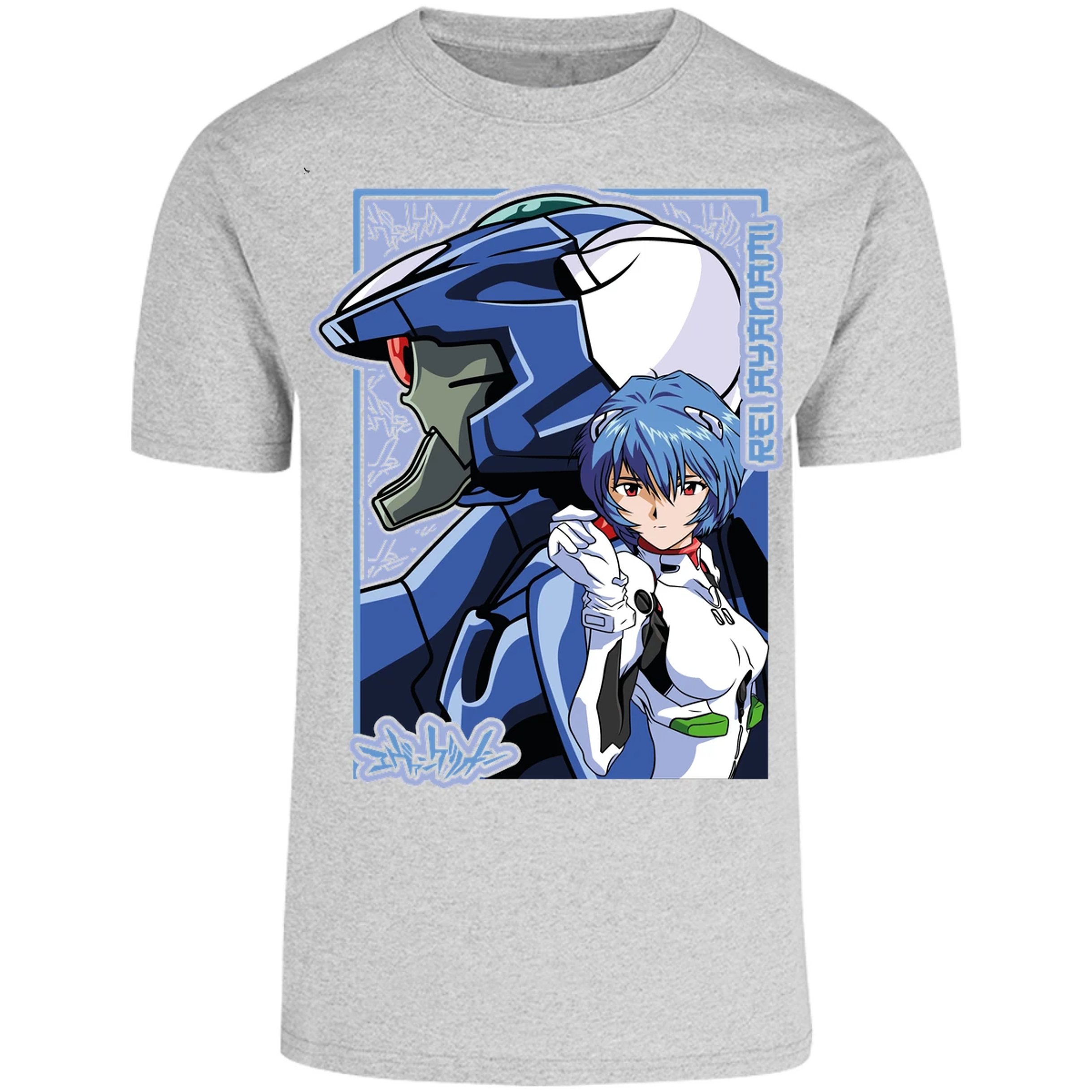 Playera Evangelion Rei Eva 02 para Adulto 32