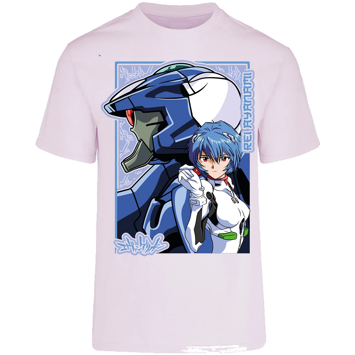 Playera Evangelion Rei Eva 02 para Adulto 38