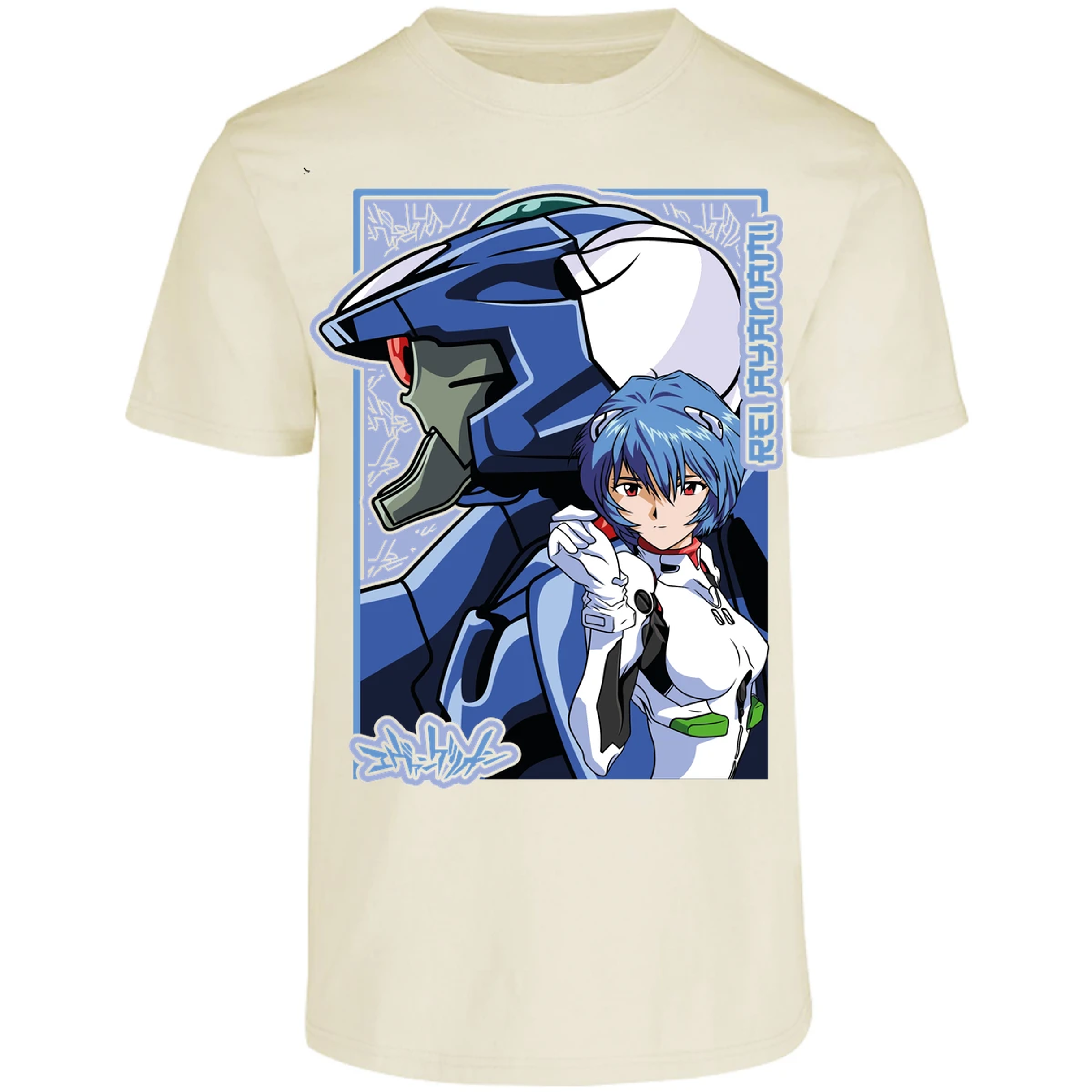 Playera Evangelion Rei Eva 02 para Adulto 51