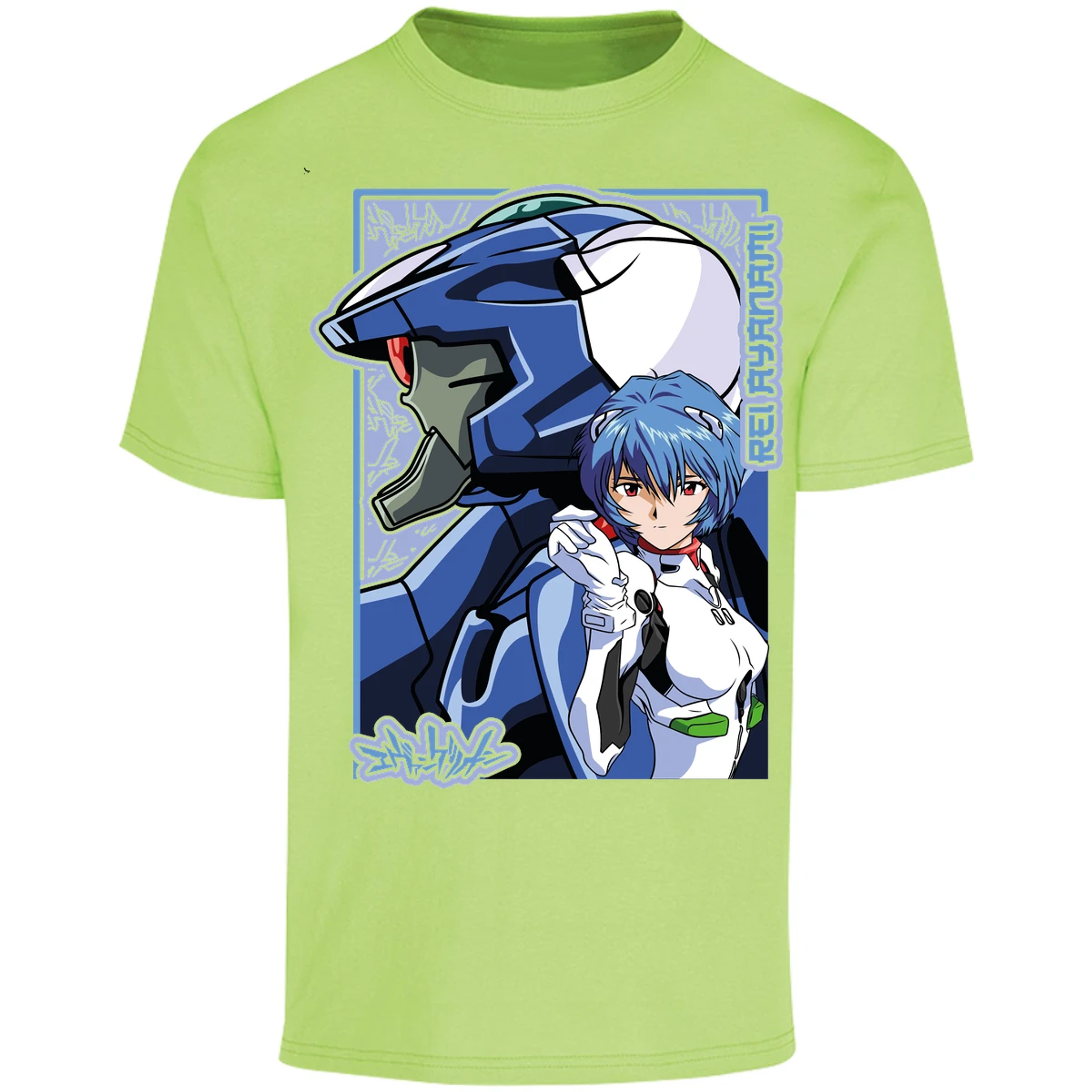 Playera Evangelion Rei Eva 02 para Adulto 42