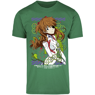Playera Evangelion Asuka Evangelion para Adulto