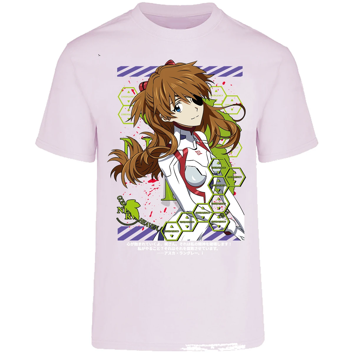 Playera Evangelion Asuka Evangelion para Adulto 29