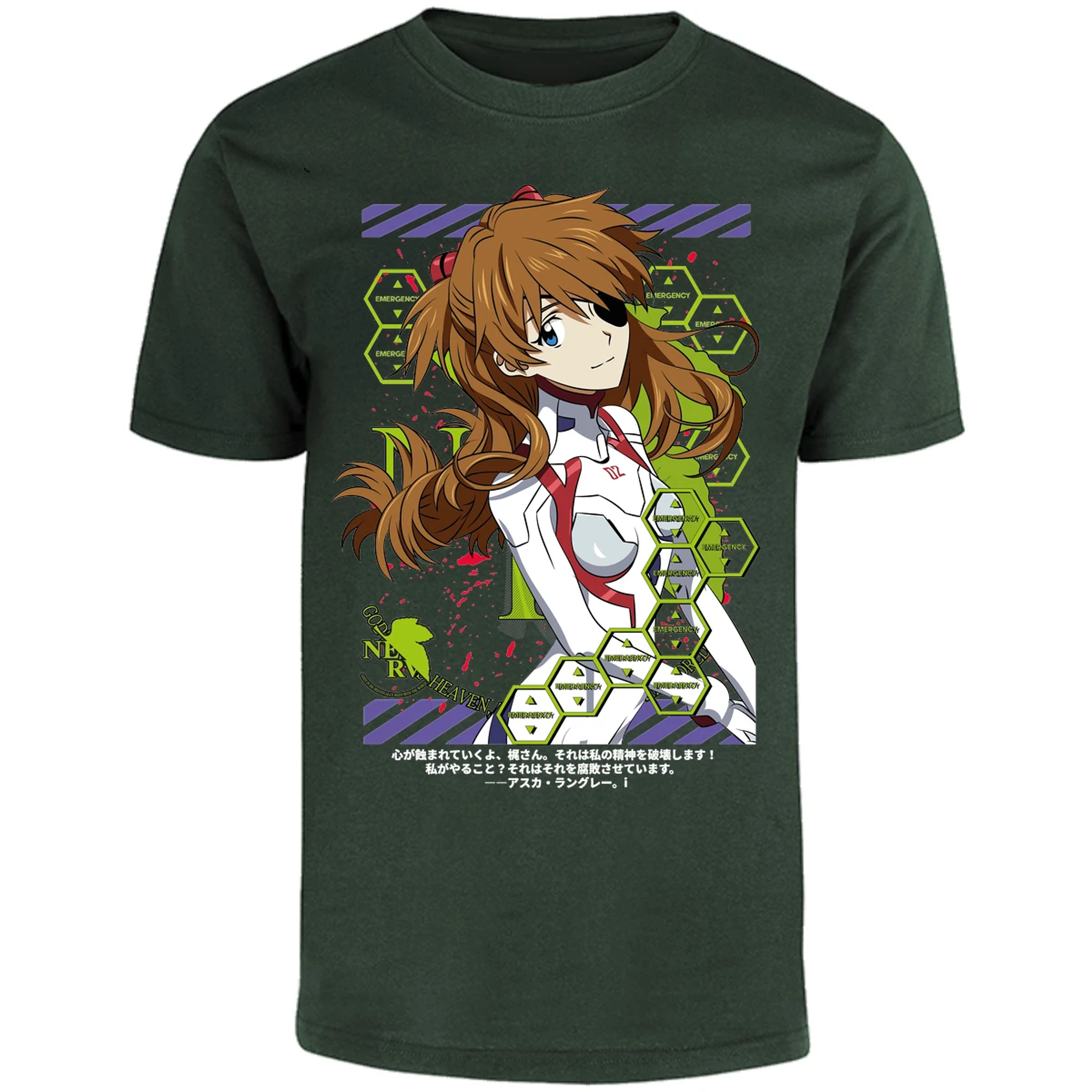 Playera Evangelion Asuka Evangelion para Adulto 41