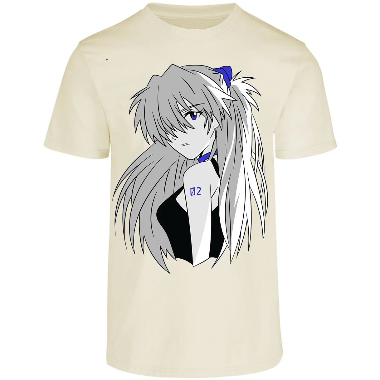 Playera Evangelion Asuka Simple para Adulto 2
