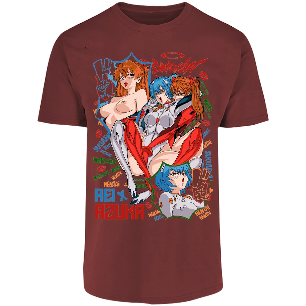 Playera Evangelion Evangelion H para Adulto 35