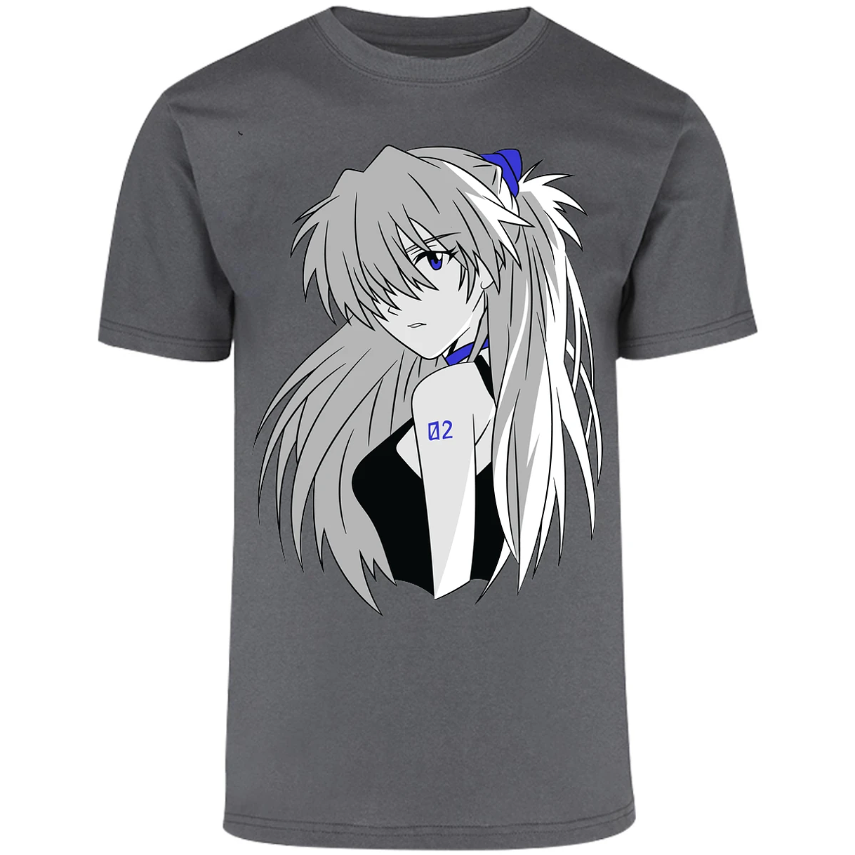 Playera Evangelion Asuka Simple para Adulto 10
