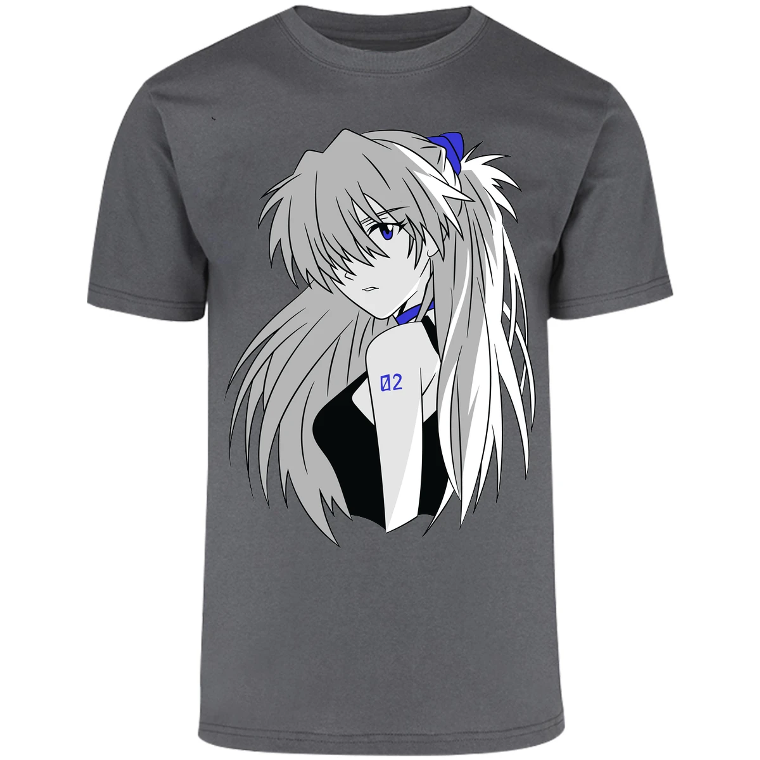 Playera Evangelion Asuka Simple para Adulto 10