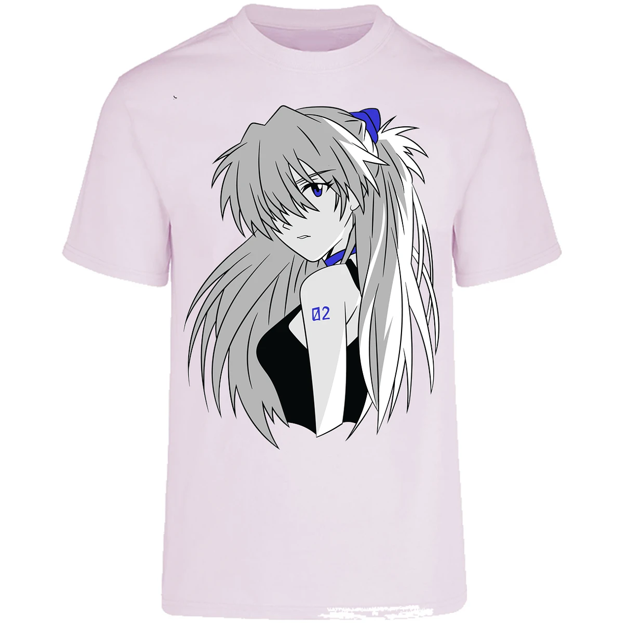 Playera Evangelion Asuka Simple para Adulto 21