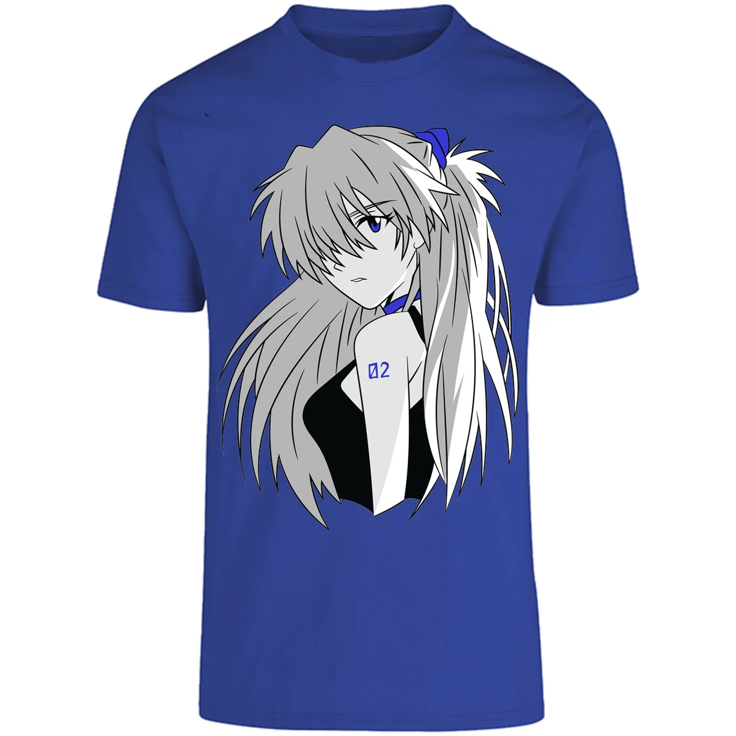 Playera Evangelion Asuka Simple para Adulto 30
