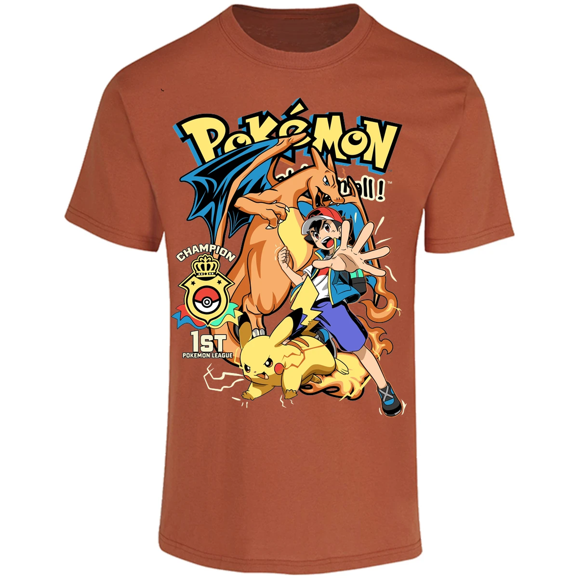 Playera Pokemon Pokemon para Adulto 7