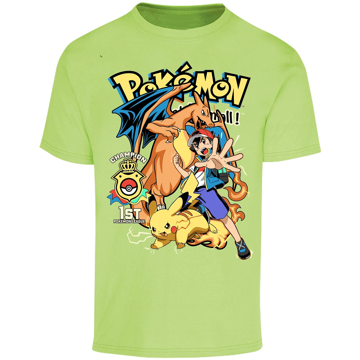 Playera Pokemon Pokemon para Adulto 22