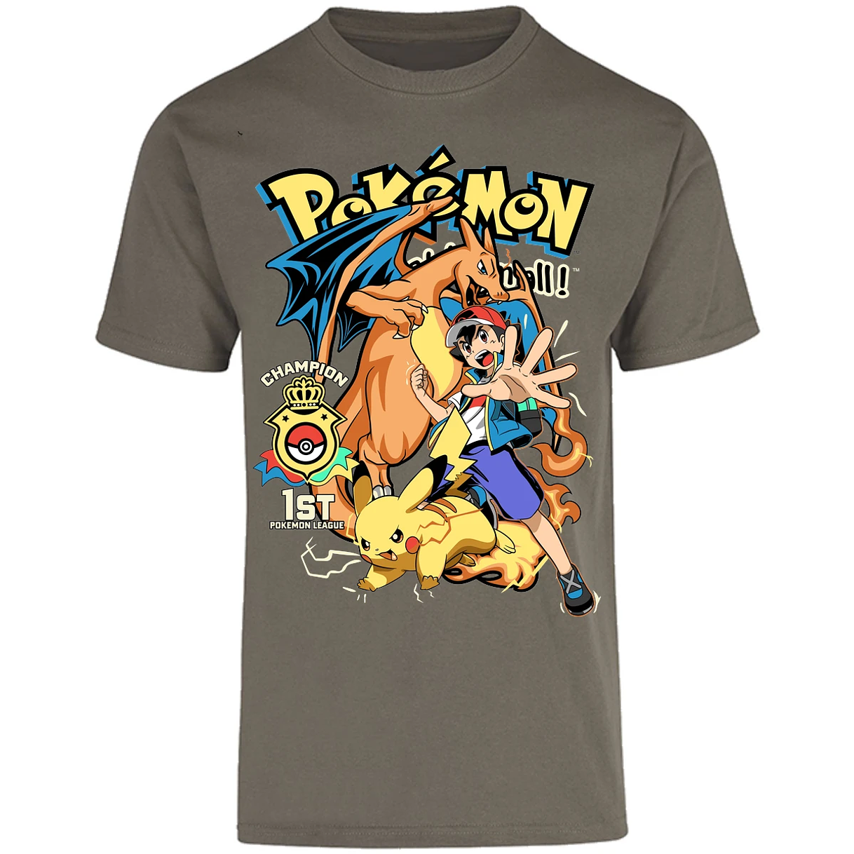 Playera Pokemon Pokemon para Adulto 33
