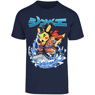 Playera Pokemon Pikachu One Piece para Adulto