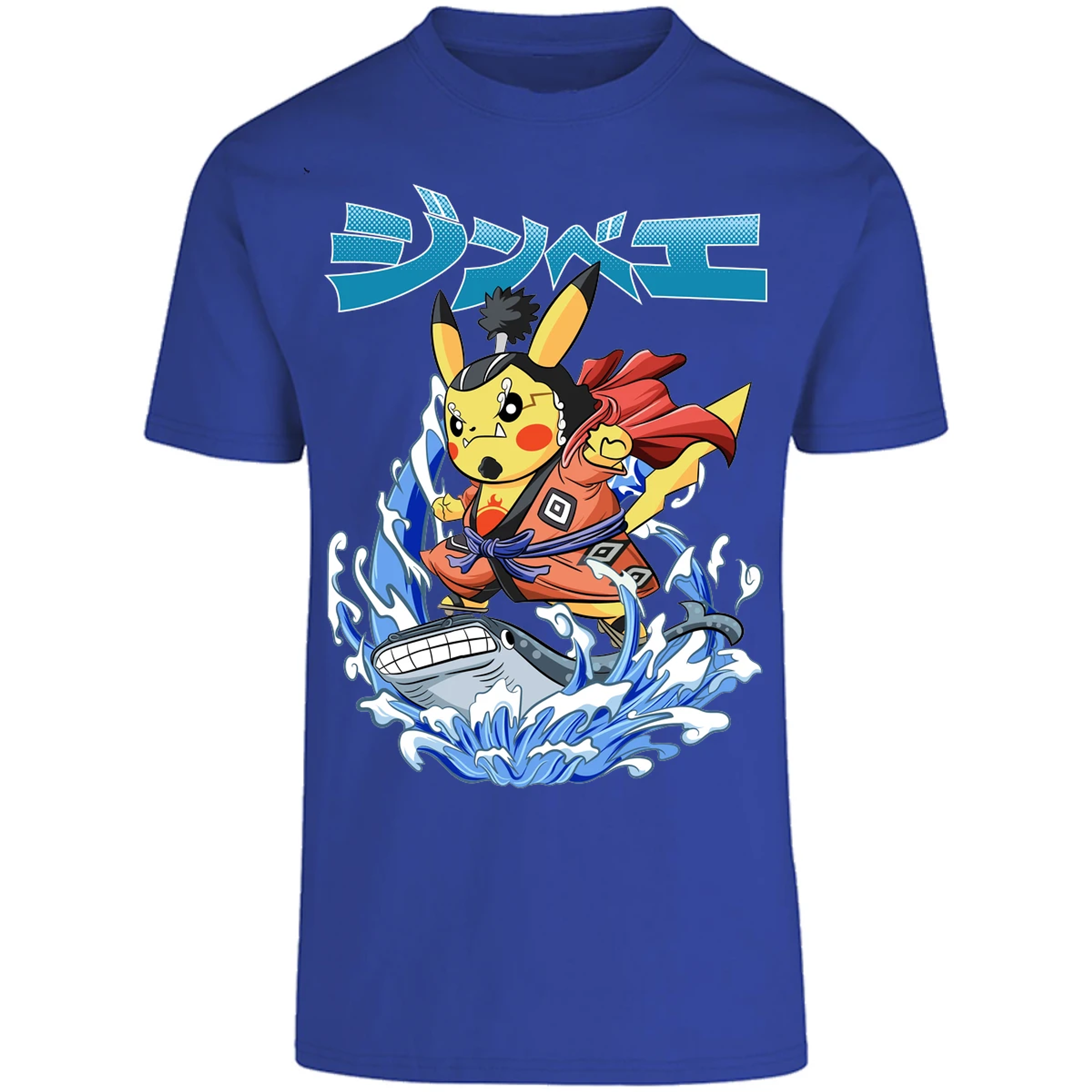 Playera Pokemon Pikachu One Piece para Adulto 5