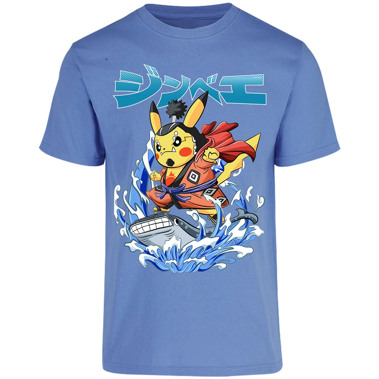Playera Pokemon Pikachu One Piece para Adulto 7