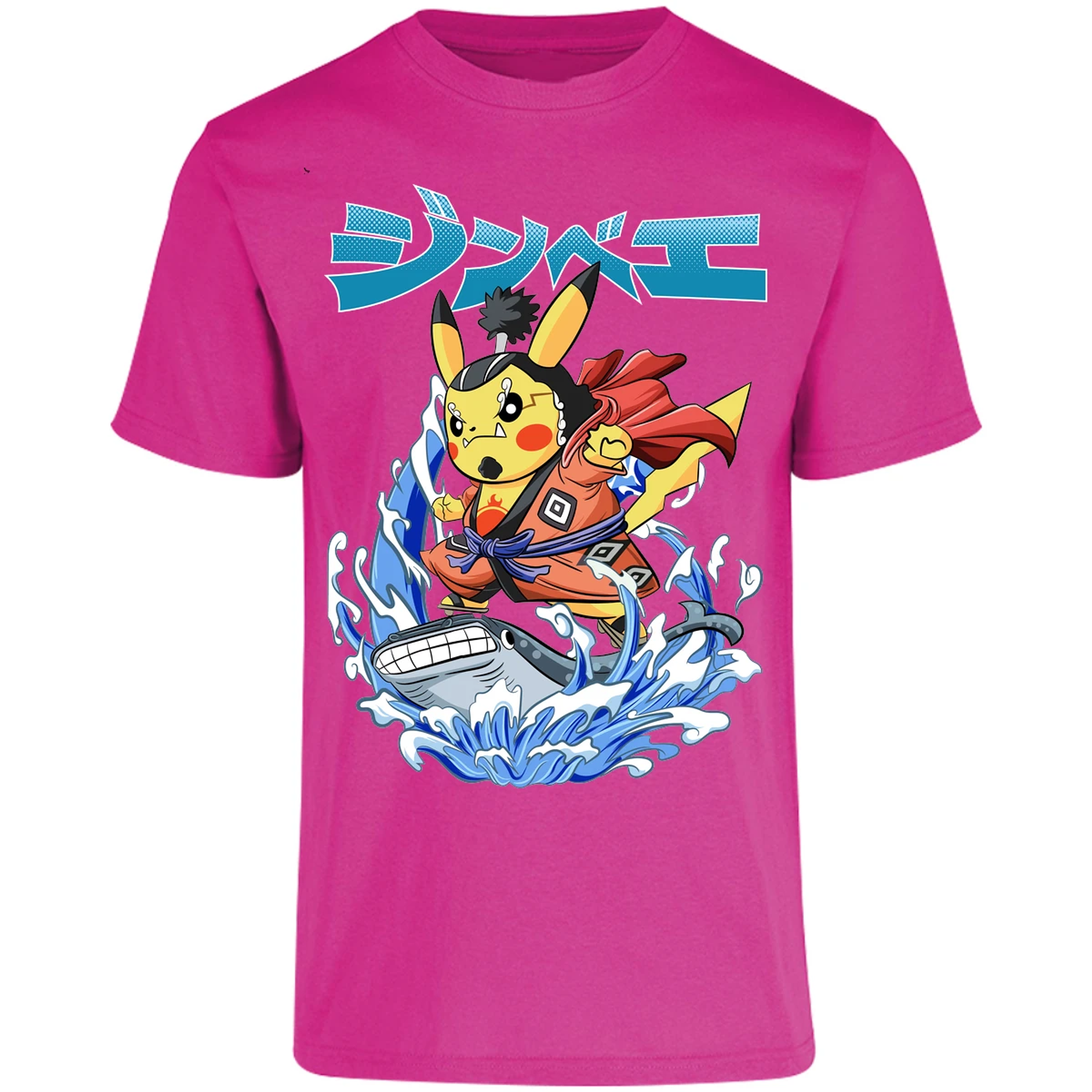 Playera Pokemon Pikachu One Piece para Adulto 8