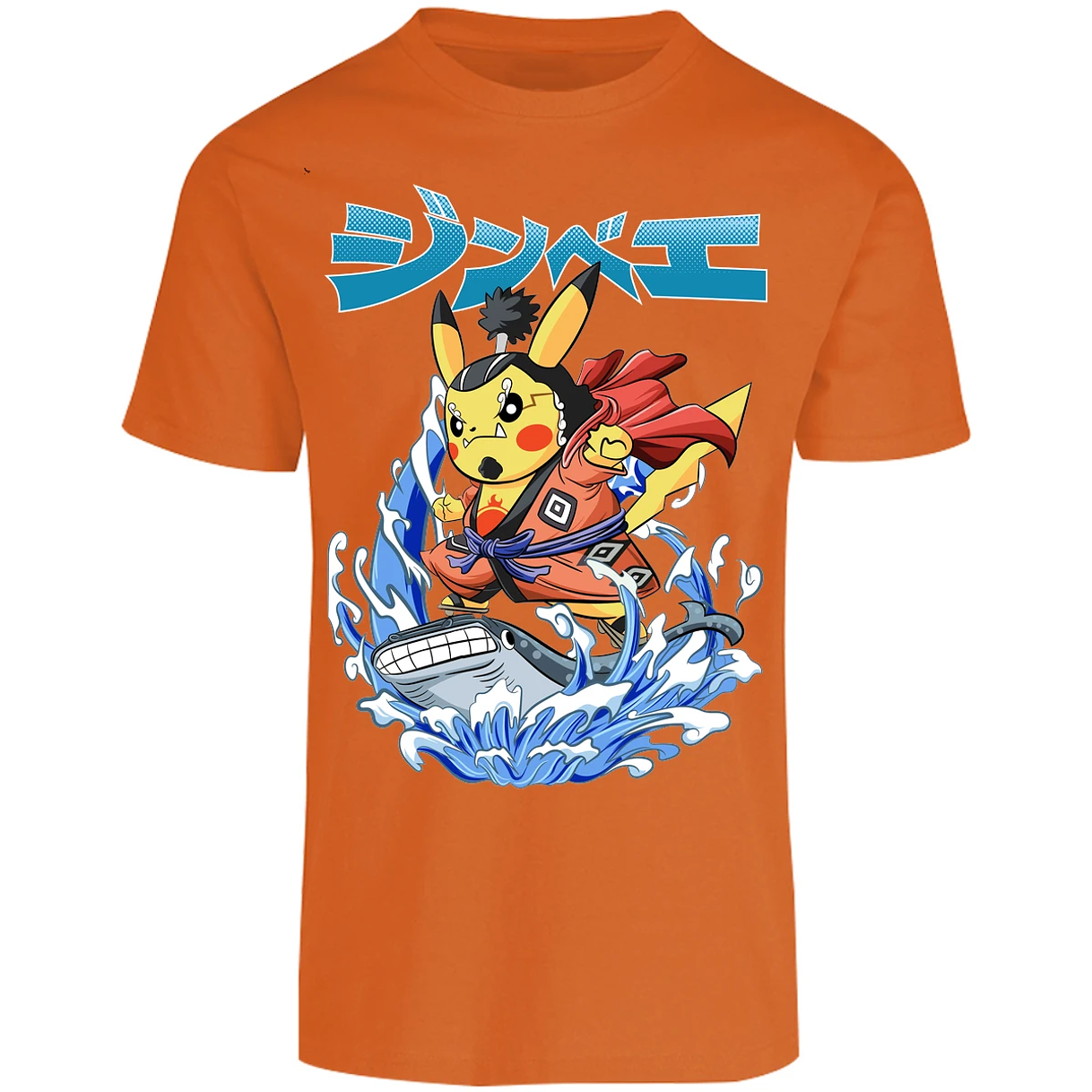 Playera Pokemon Pikachu One Piece para Adulto 10