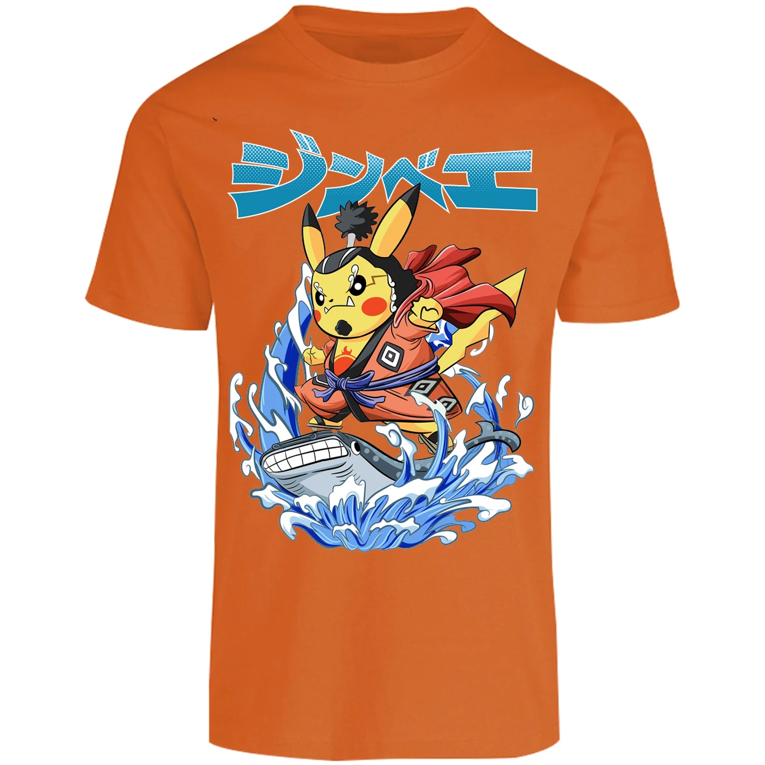 Playera Pokemon Pikachu One Piece para Adulto 10