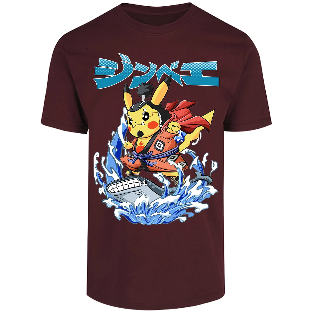 Playera Pokemon Pikachu One Piece para Adulto 12