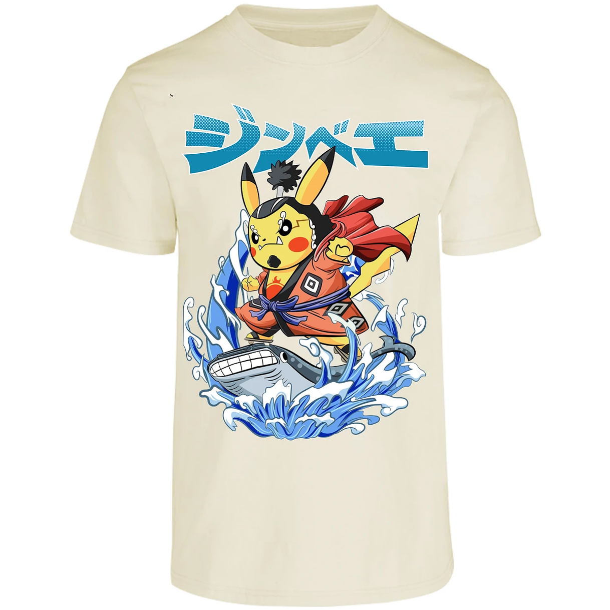 Playera Pokemon Pikachu One Piece para Adulto 17