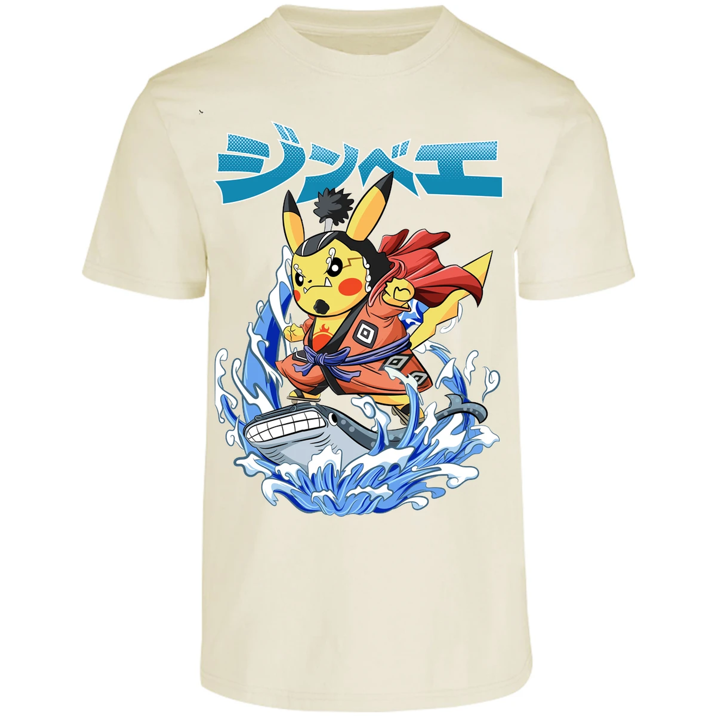 Playera Pokemon Pikachu One Piece para Adulto 17