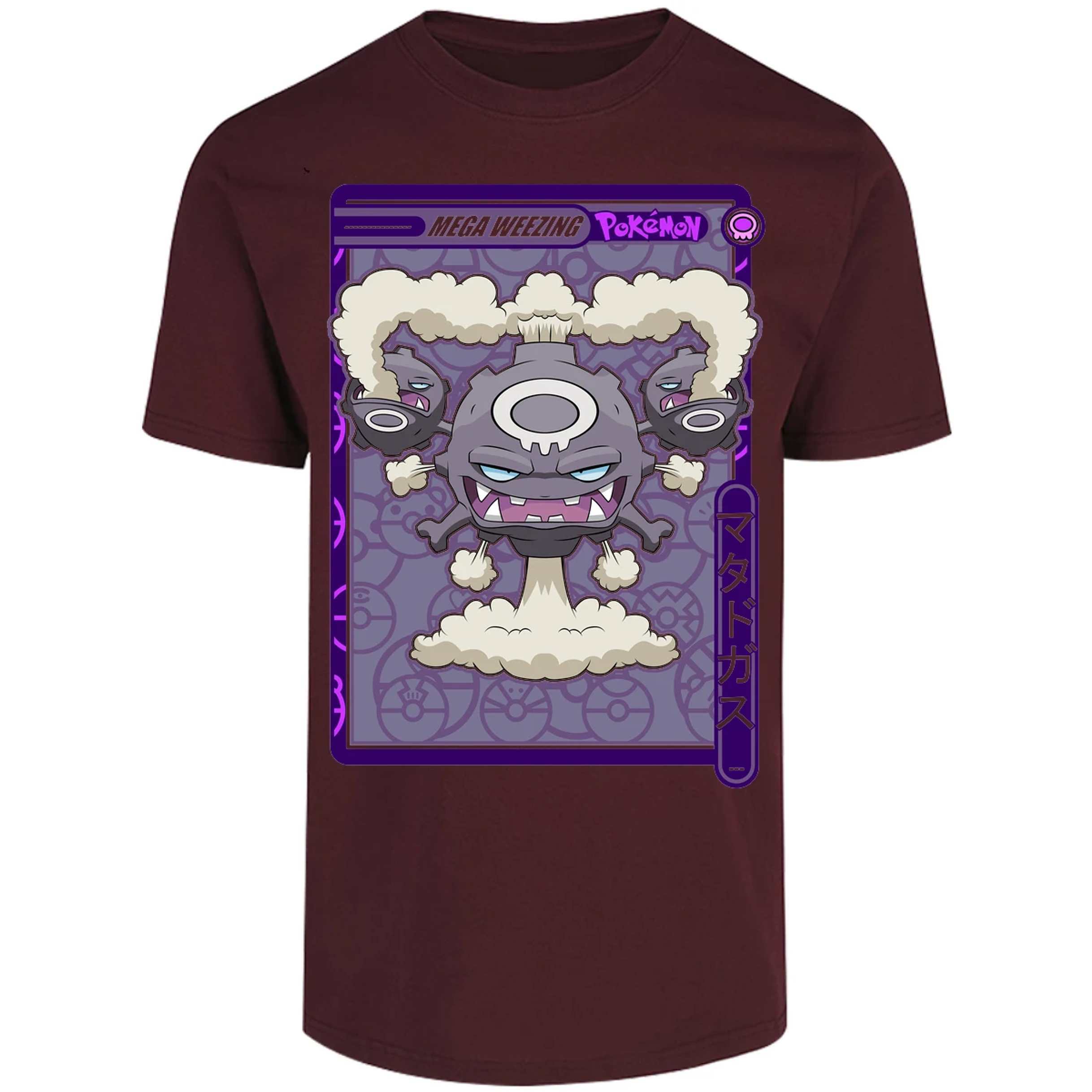 Playera Pokemon Mega Weezing Pokemon para Adulto 7