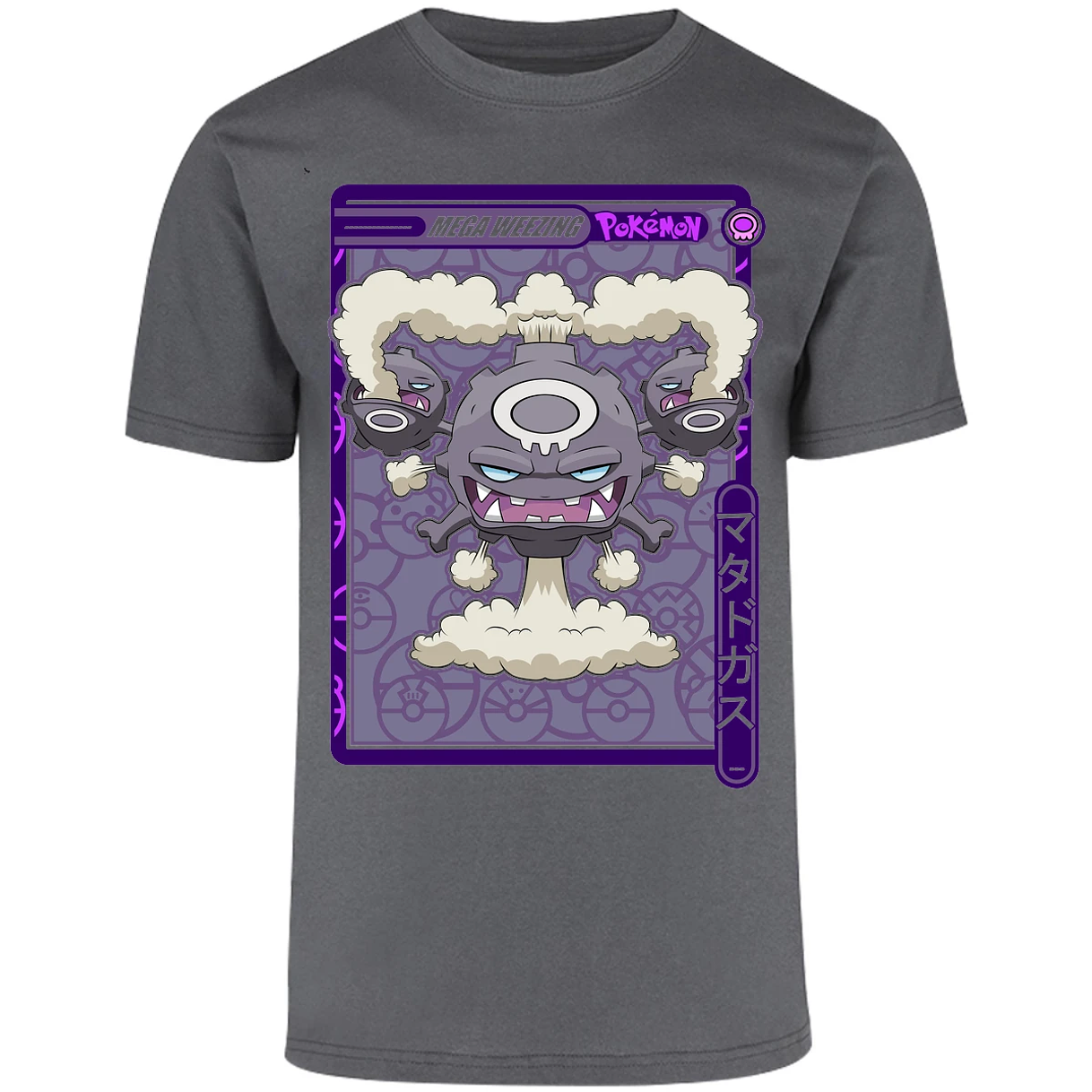Playera Pokemon Mega Weezing Pokemon para Adulto 10