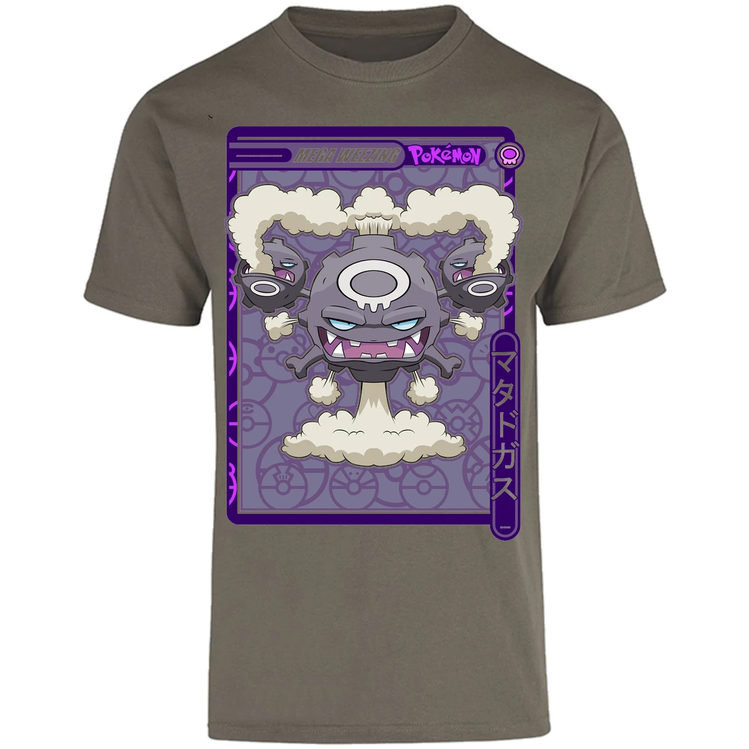 Playera Pokemon Mega Weezing Pokemon para Adulto 23