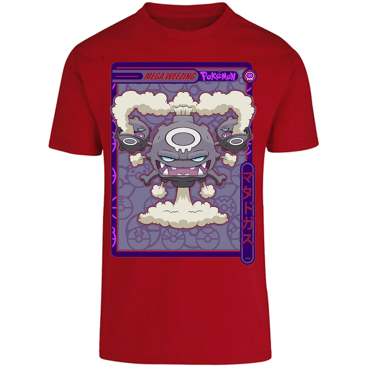 Playera Pokemon Mega Weezing Pokemon para Adulto 30