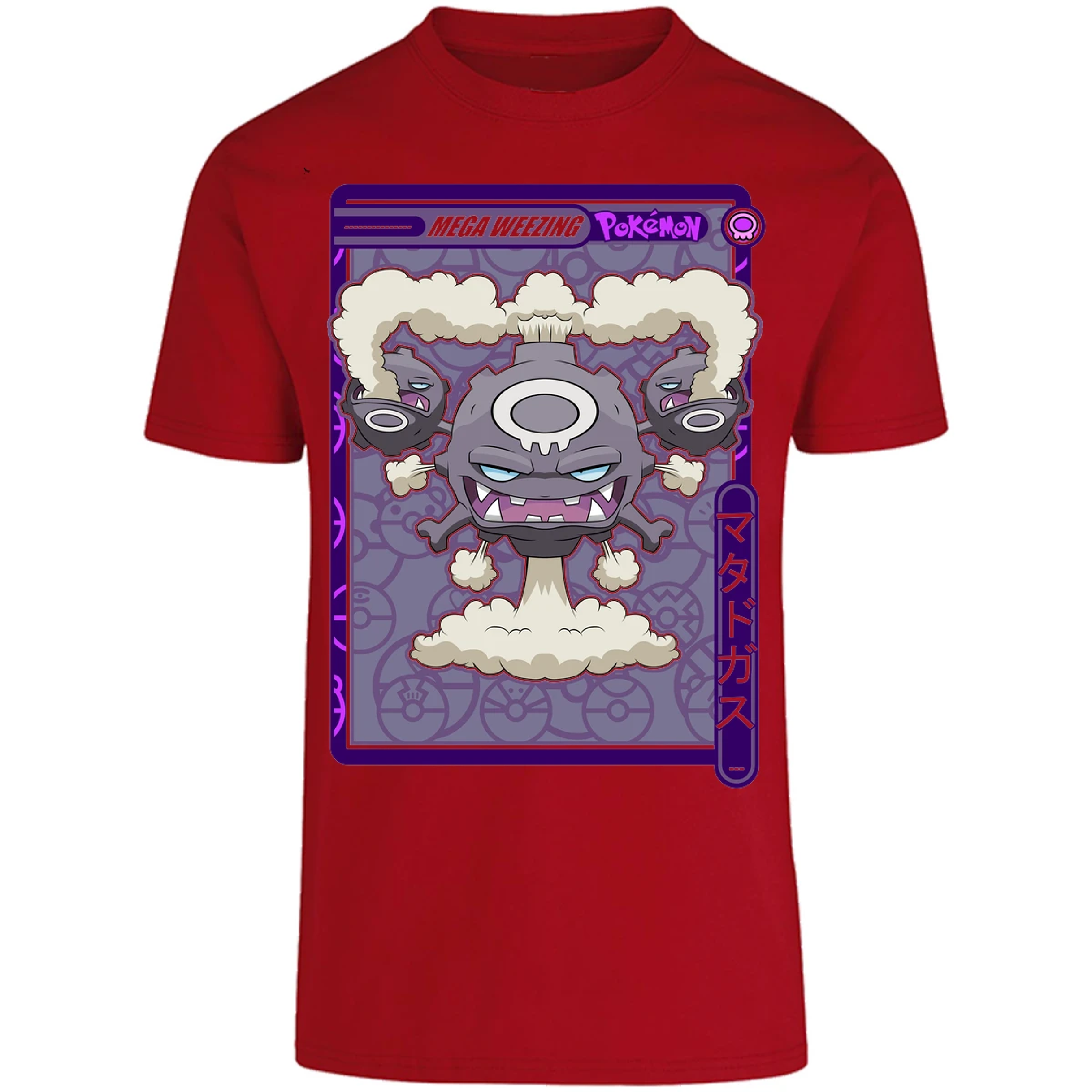 Playera Pokemon Mega Weezing Pokemon para Adulto 30