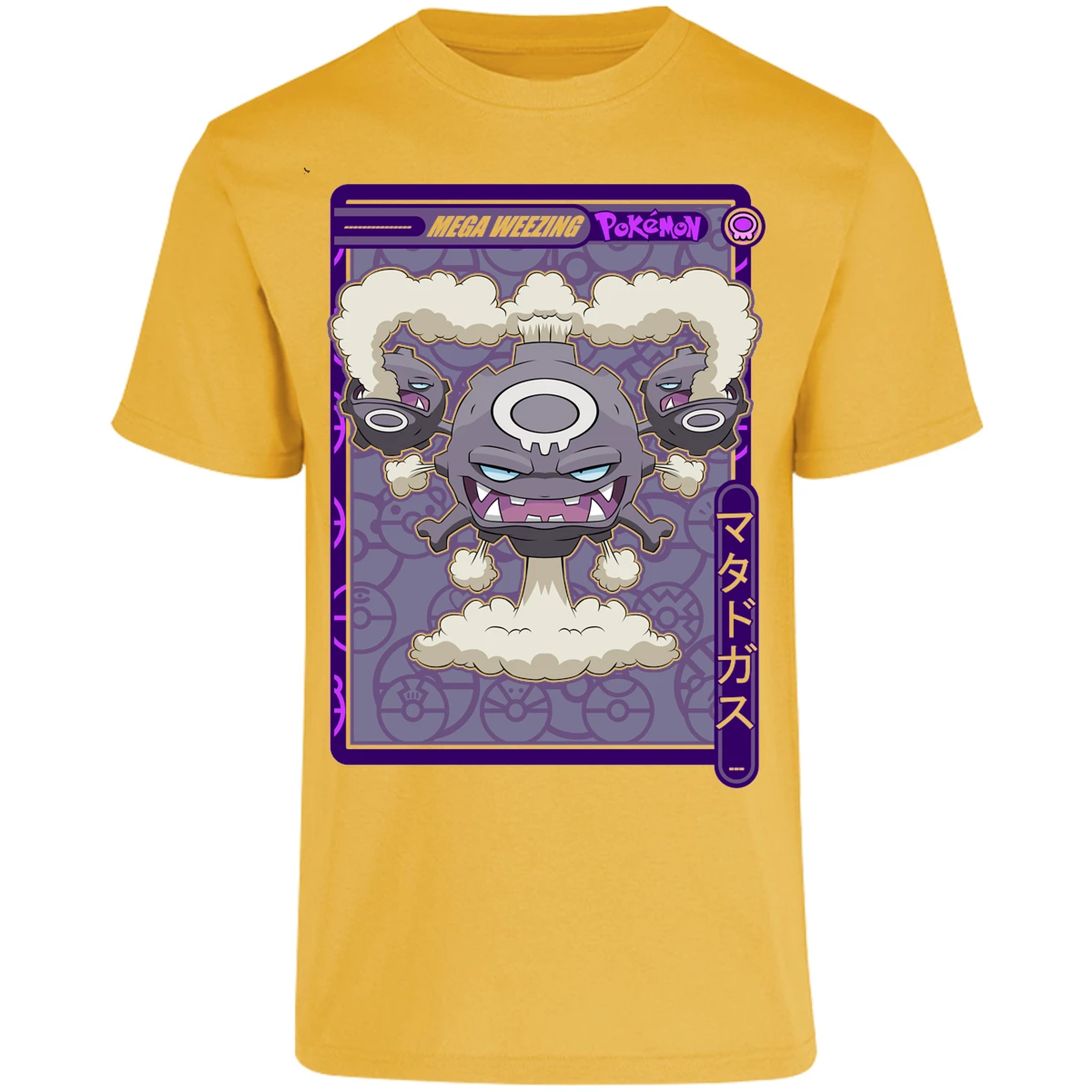 Playera Pokemon Mega Weezing Pokemon para Adulto 32