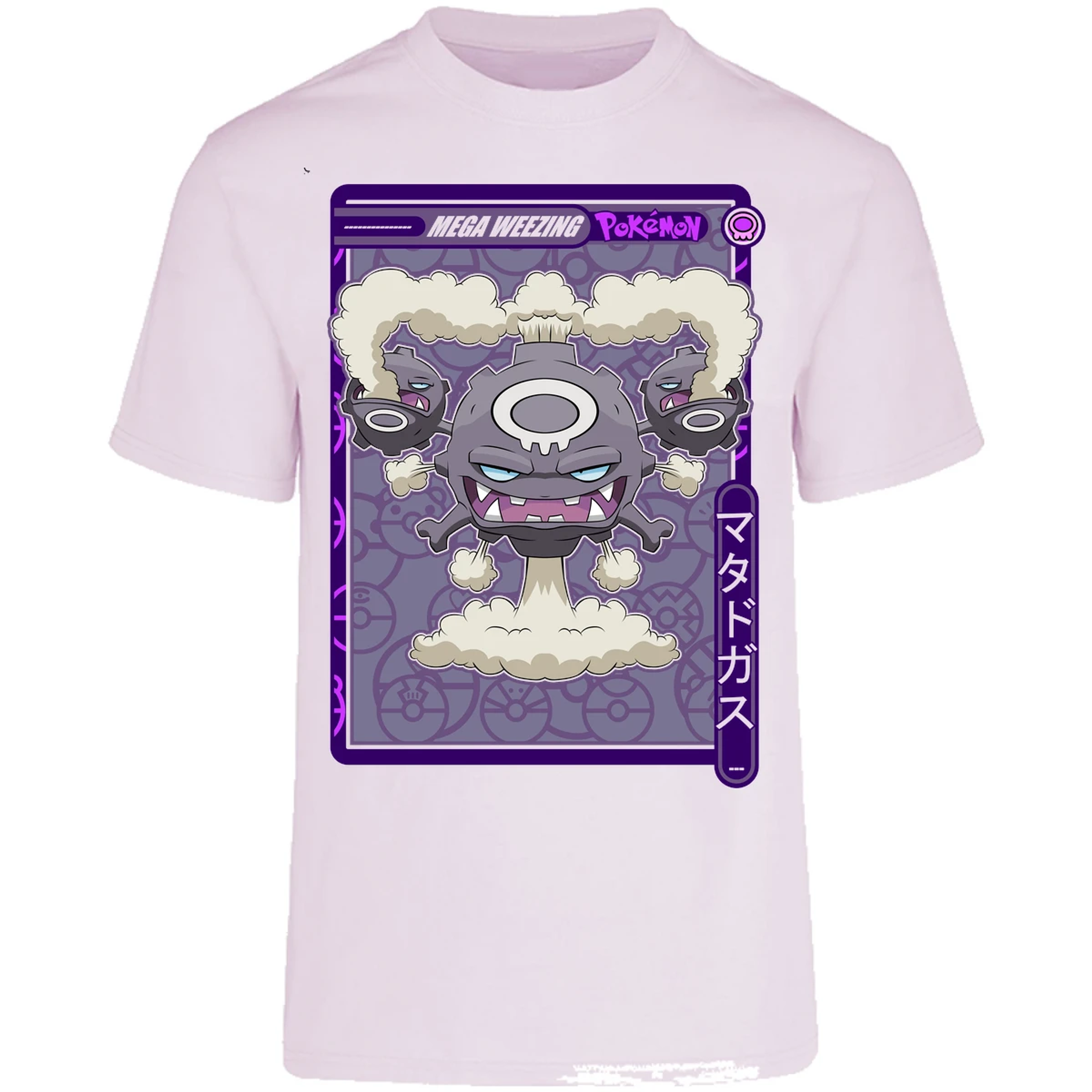 Playera Pokemon Mega Weezing Pokemon para Adulto 39