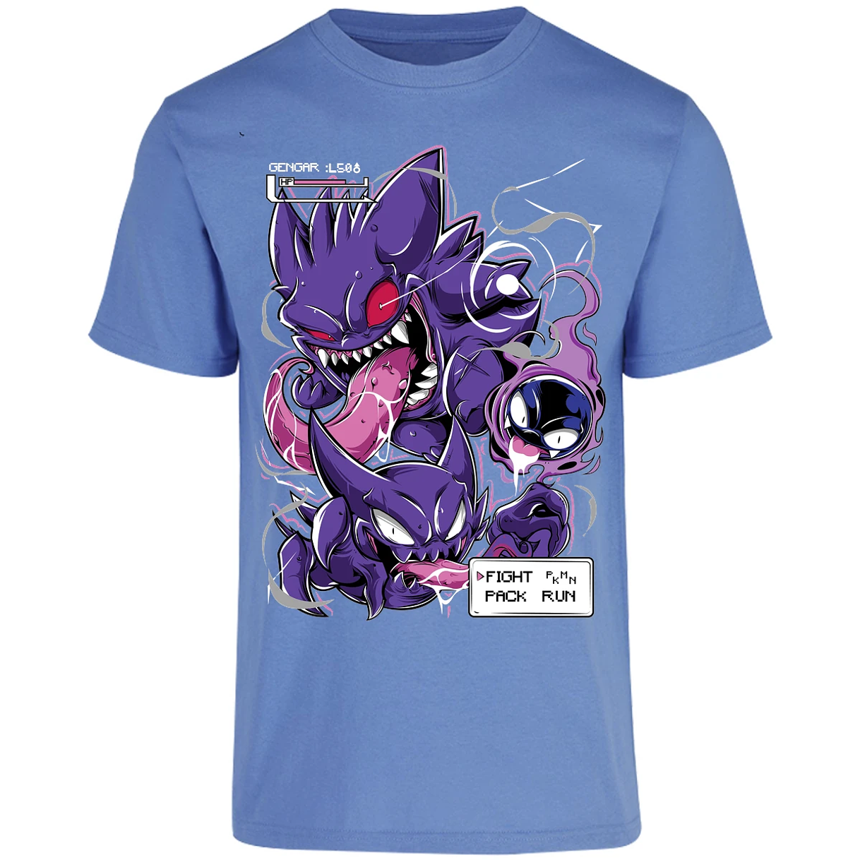 Playera Pokemon Gengar Art para Adulto 17