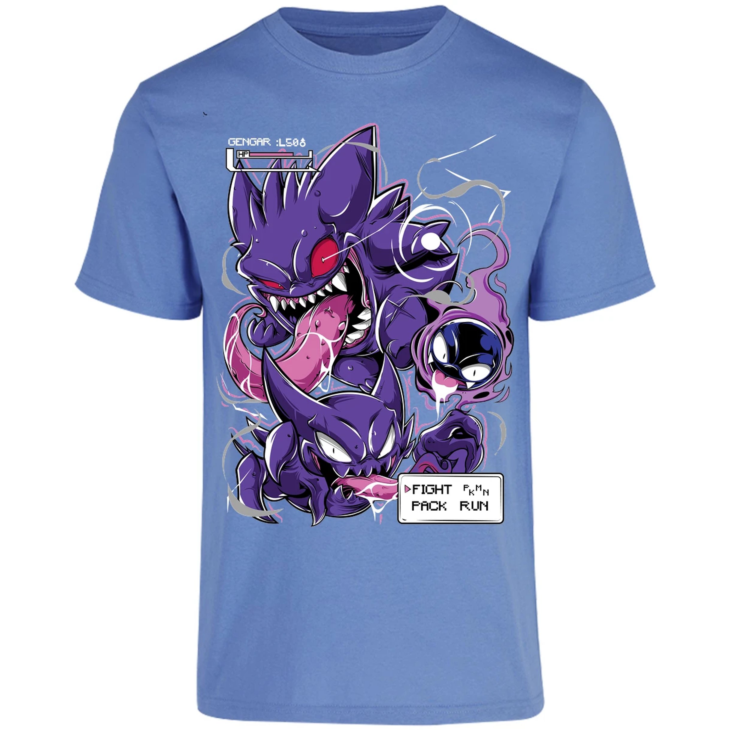 Playera Pokemon Gengar Art para Adulto 17