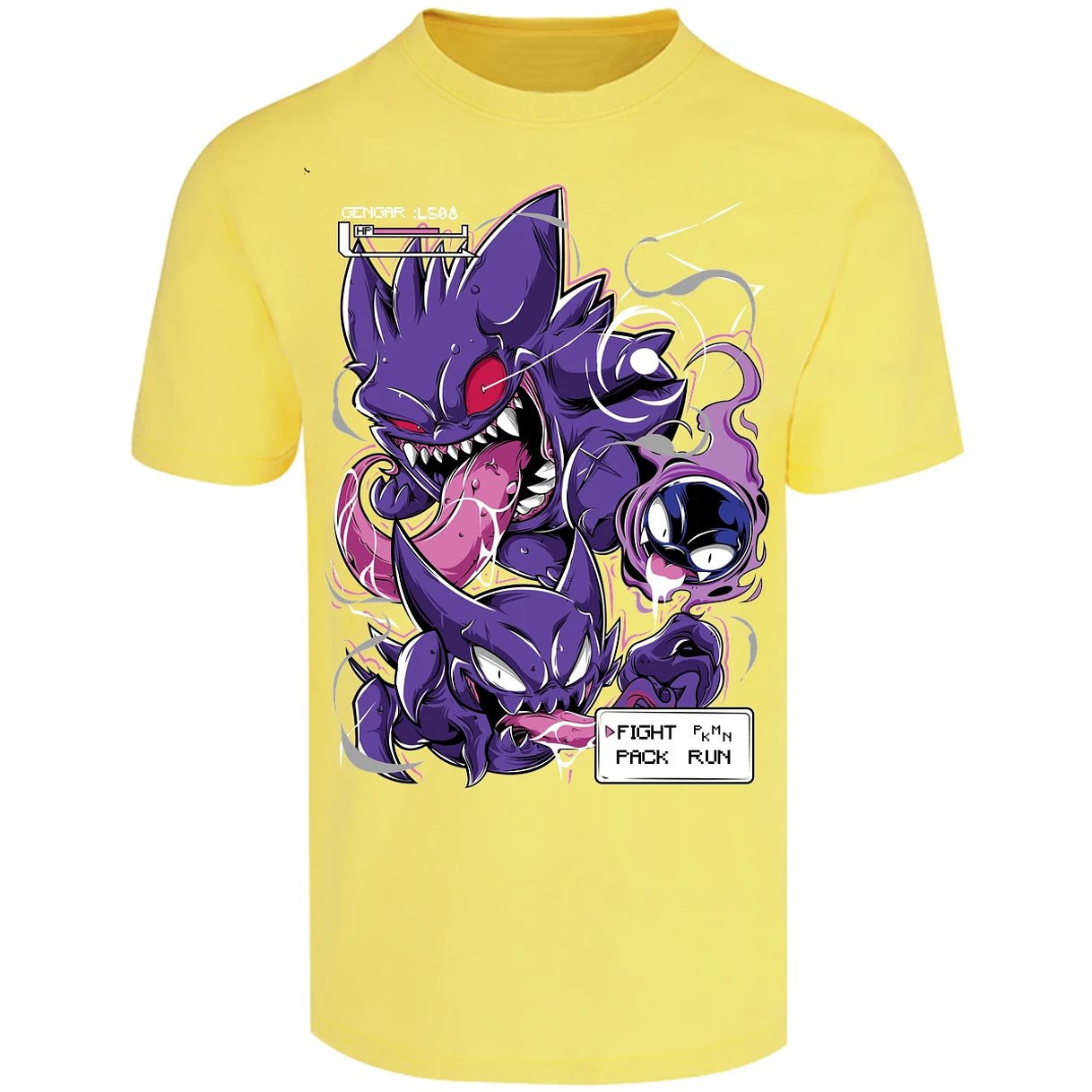 Playera Pokemon Gengar Art para Adulto 20