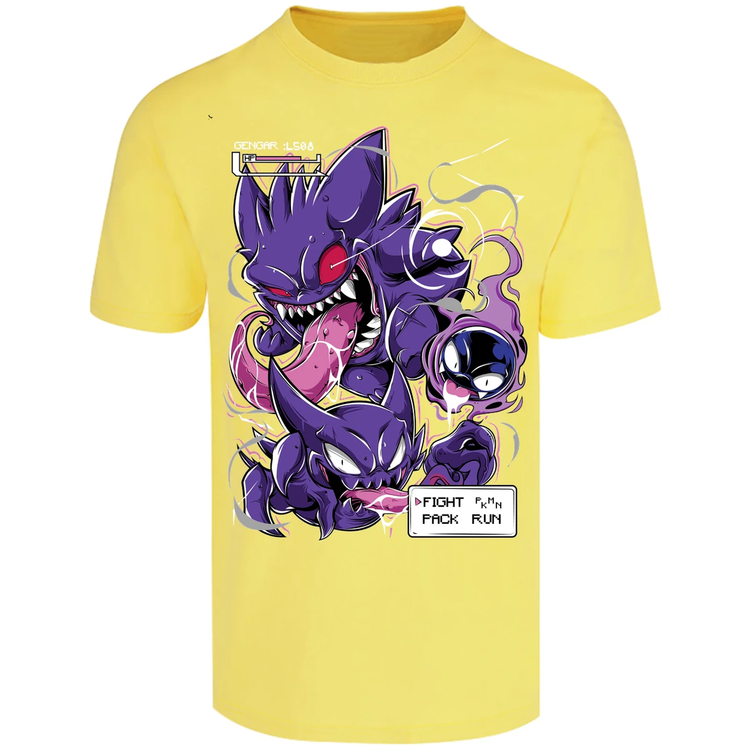 Playera Pokemon Gengar Art para Adulto 20