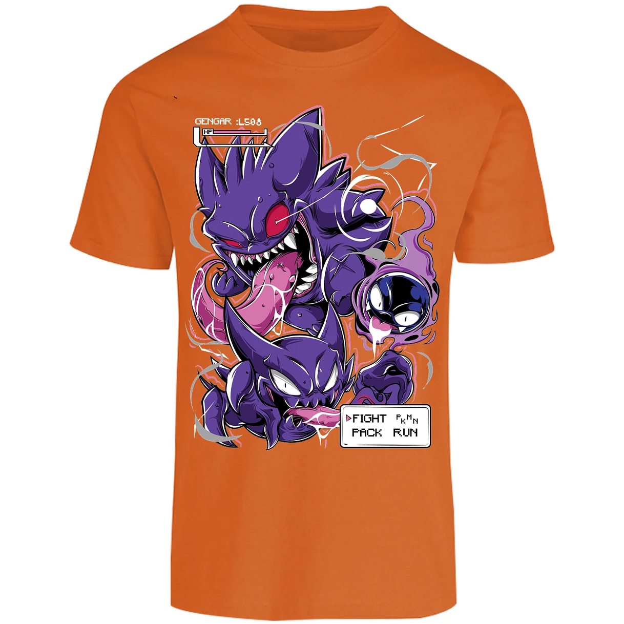 Playera Pokemon Gengar Art para Adulto 21
