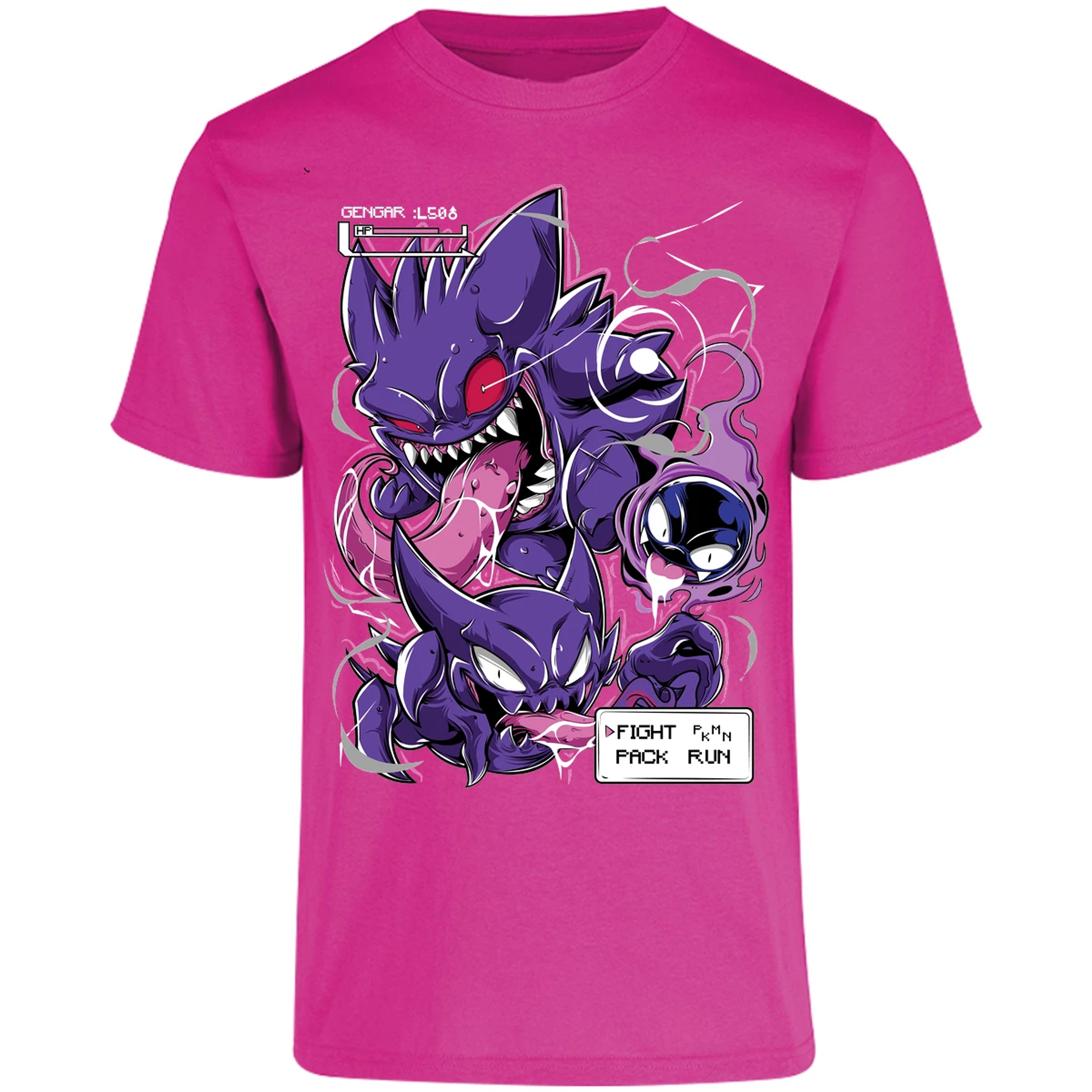 Playera Pokemon Gengar Art para Adulto 24