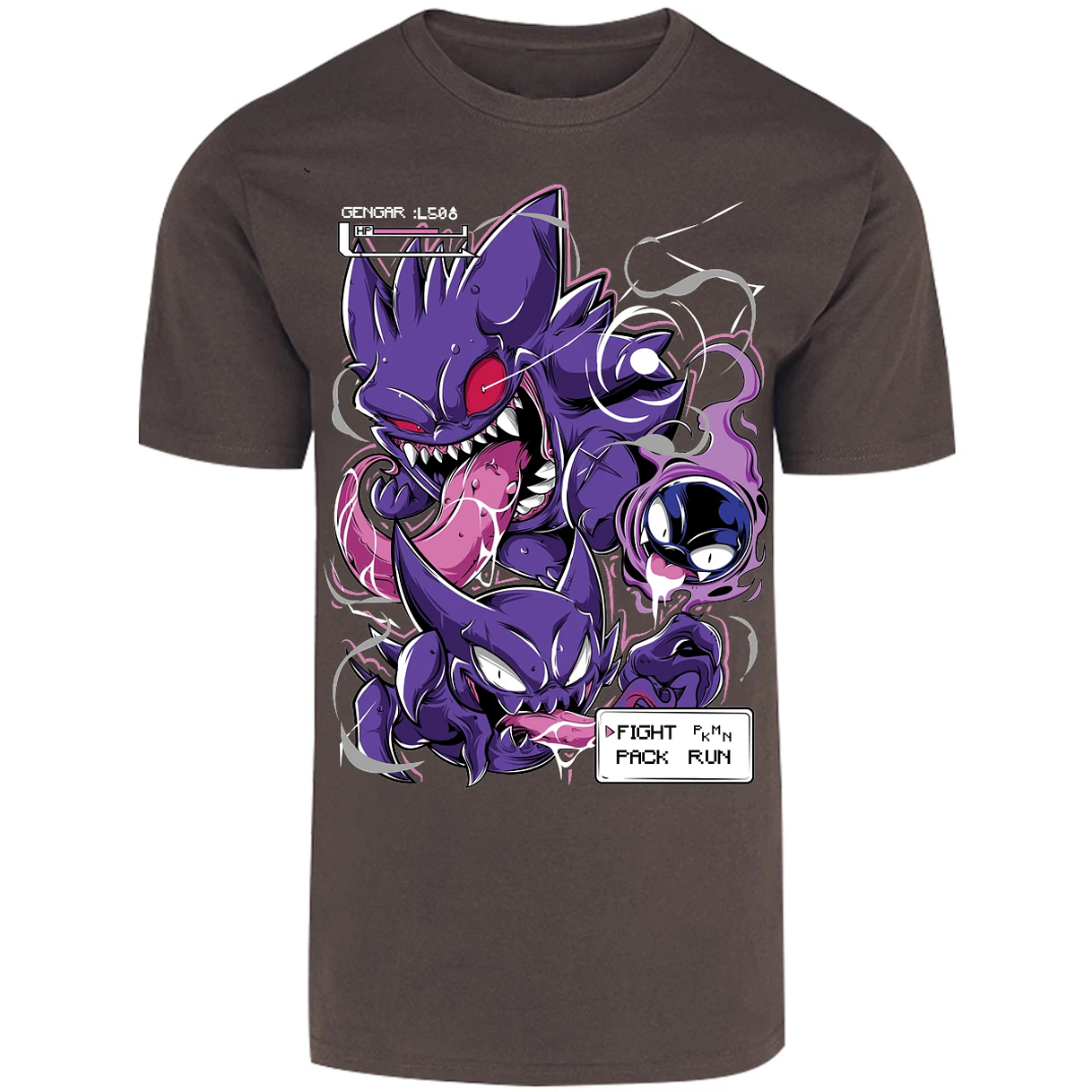Playera Pokemon Gengar Art para Adulto 27