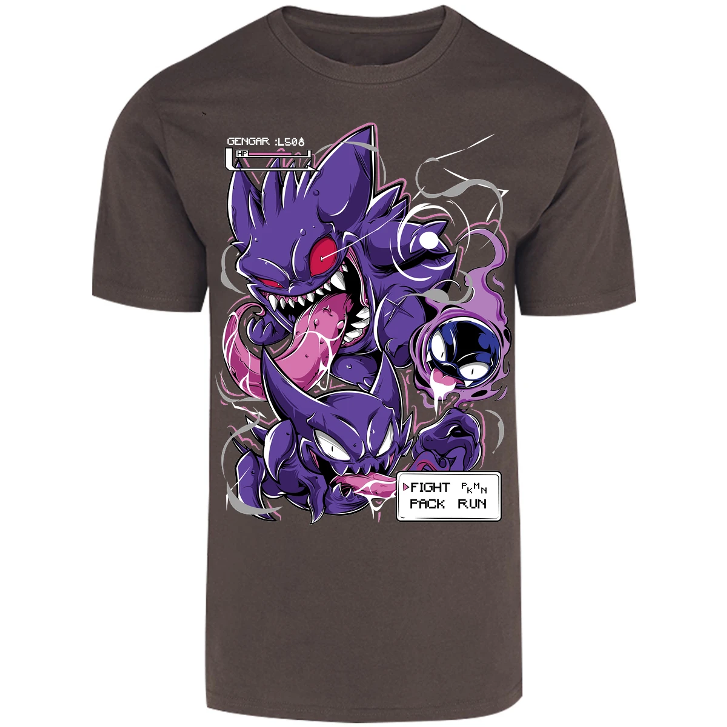 Playera Pokemon Gengar Art para Adulto 27