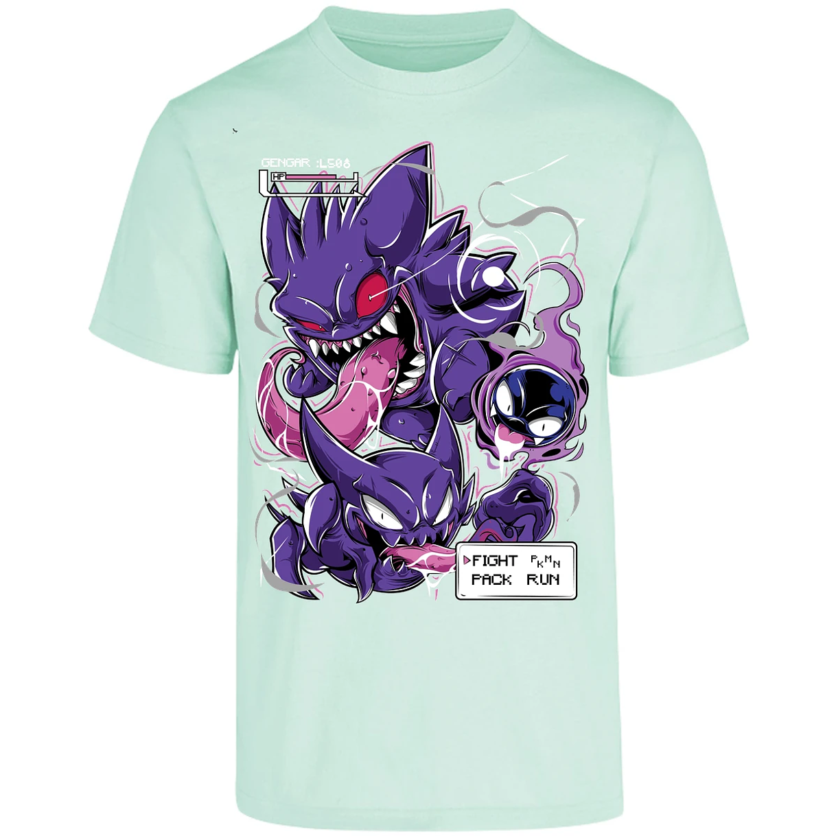 Playera Pokemon Gengar Art para Adulto 28