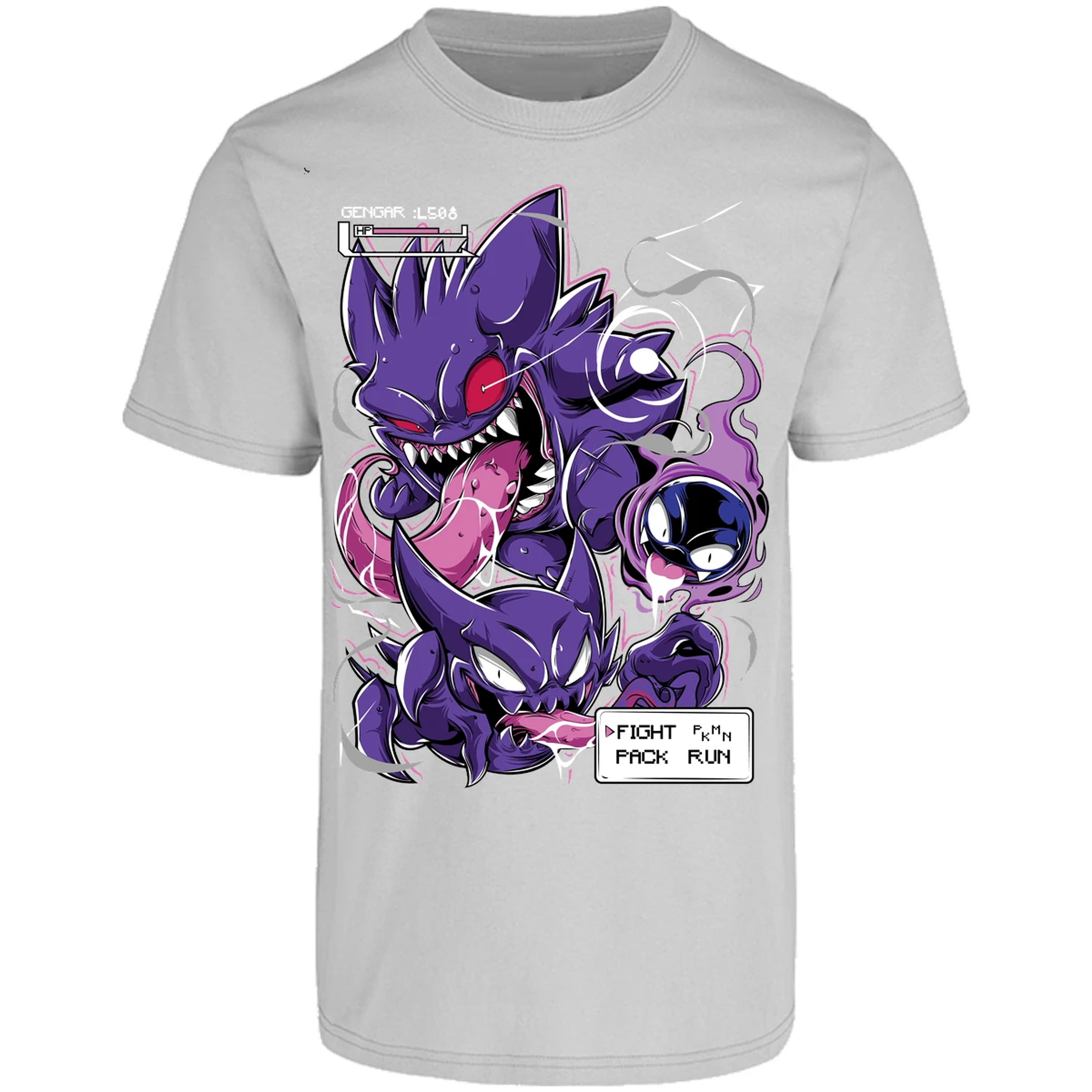 Playera Pokemon Gengar Art para Adulto 30