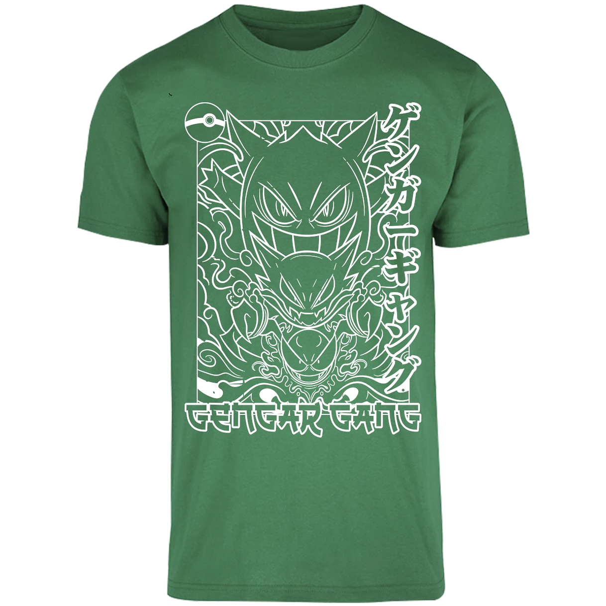 Playera Pokemon Gengar White para Adulto 2